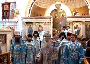 Первая служба епископа Бишкекского и Киргизского Феодосия прошла в ташкентском Свято-Успенском кафедральном соборе