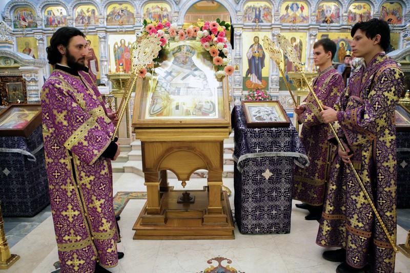 В день памяти святителя Луки (Войно-Ясенецкого) в соборе служили 4 архиерея