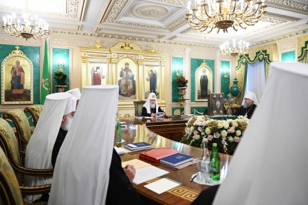 Митрополит Викентий принял участие в очередном заседании Священного Синода Русской Православной Церкви